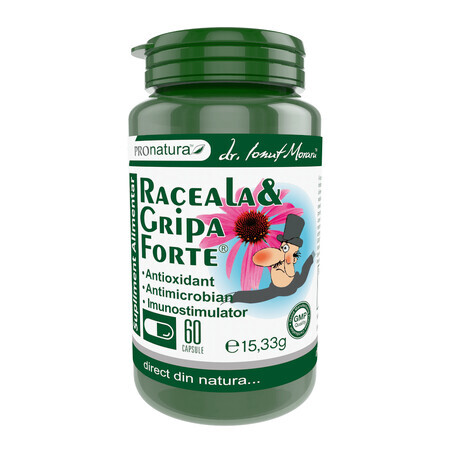 Forte raffreddore e influenza, 60 capsule, Pro Natura