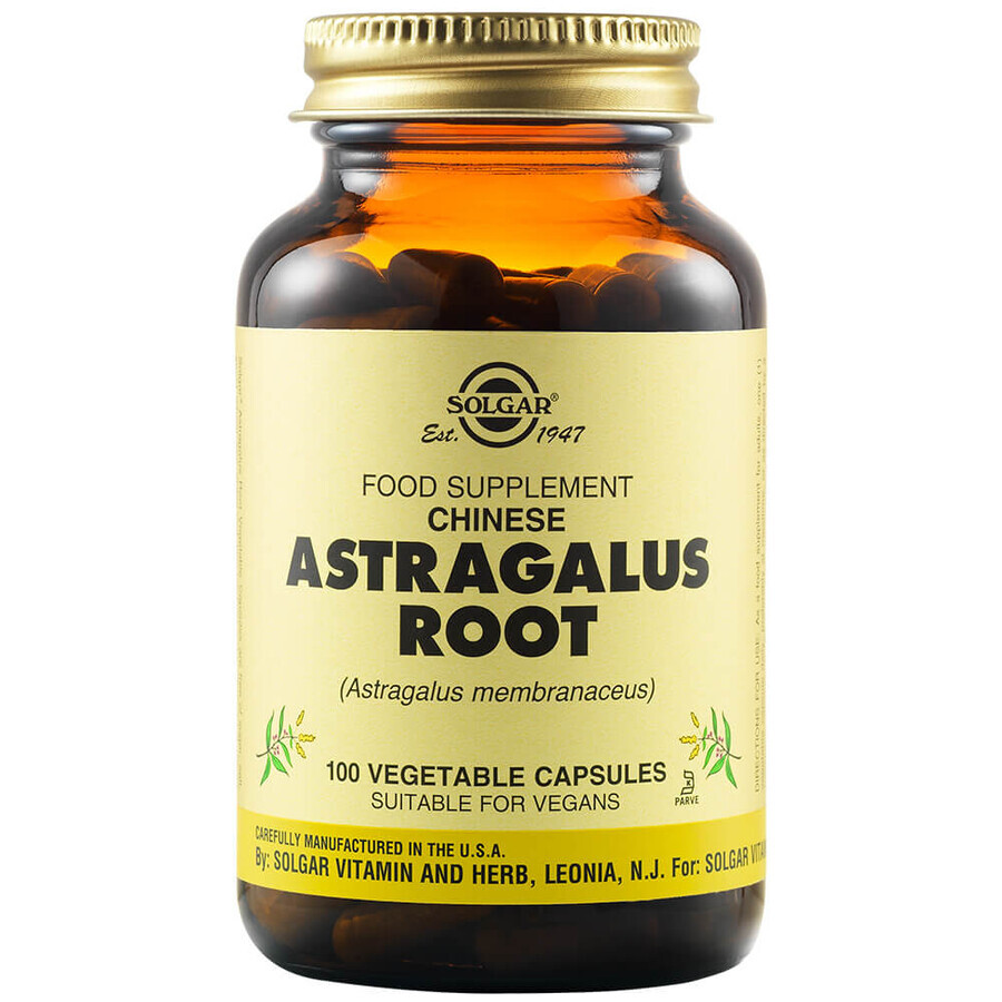 Astragalus Root, 100 capsules, Solgar