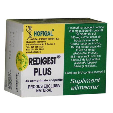 Redigest Plus, 40 comprimés, Hofigal