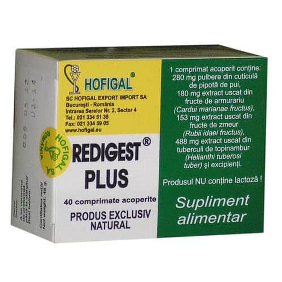 Redigest Plus, 40 compresse, Hofigal