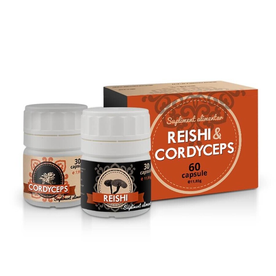 Reishi & Cordyceps, 60 gélules, Laboratoires Medica