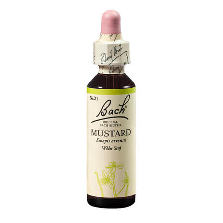 Rimedio floreale gocce di senape selvatica Mustard Original Bach, 20 ml, Rescue Remedy