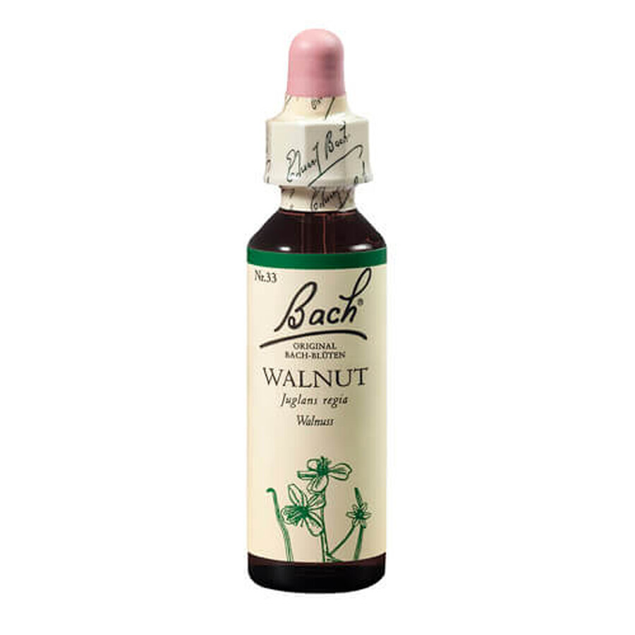 Floral Remedy Walnut Original Bach gocce, 20 ml, Rescue Remedy