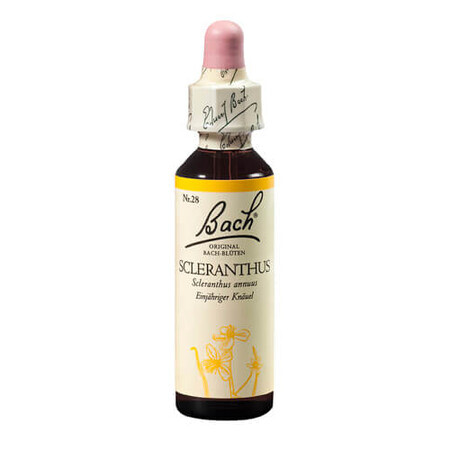 Flower Remedy Wild Porecress Scleranthus Original Bach, 20 ml, Rescue Remedy