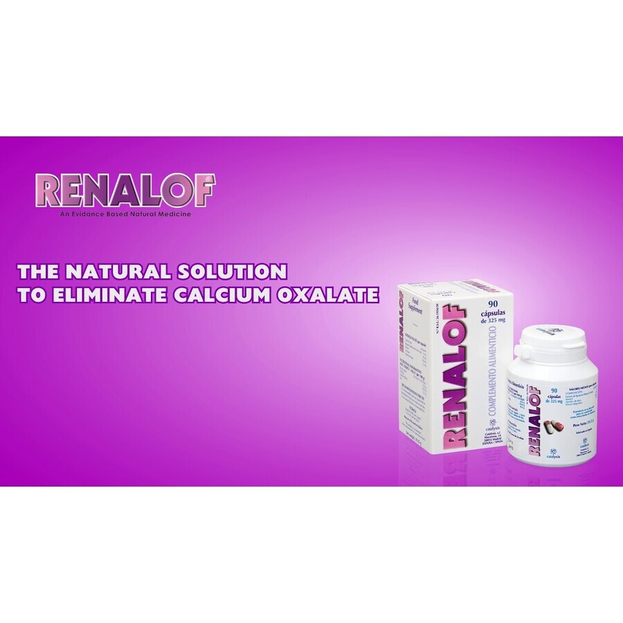 Renalof 325 mg, 90 cápsulas, Catálisis