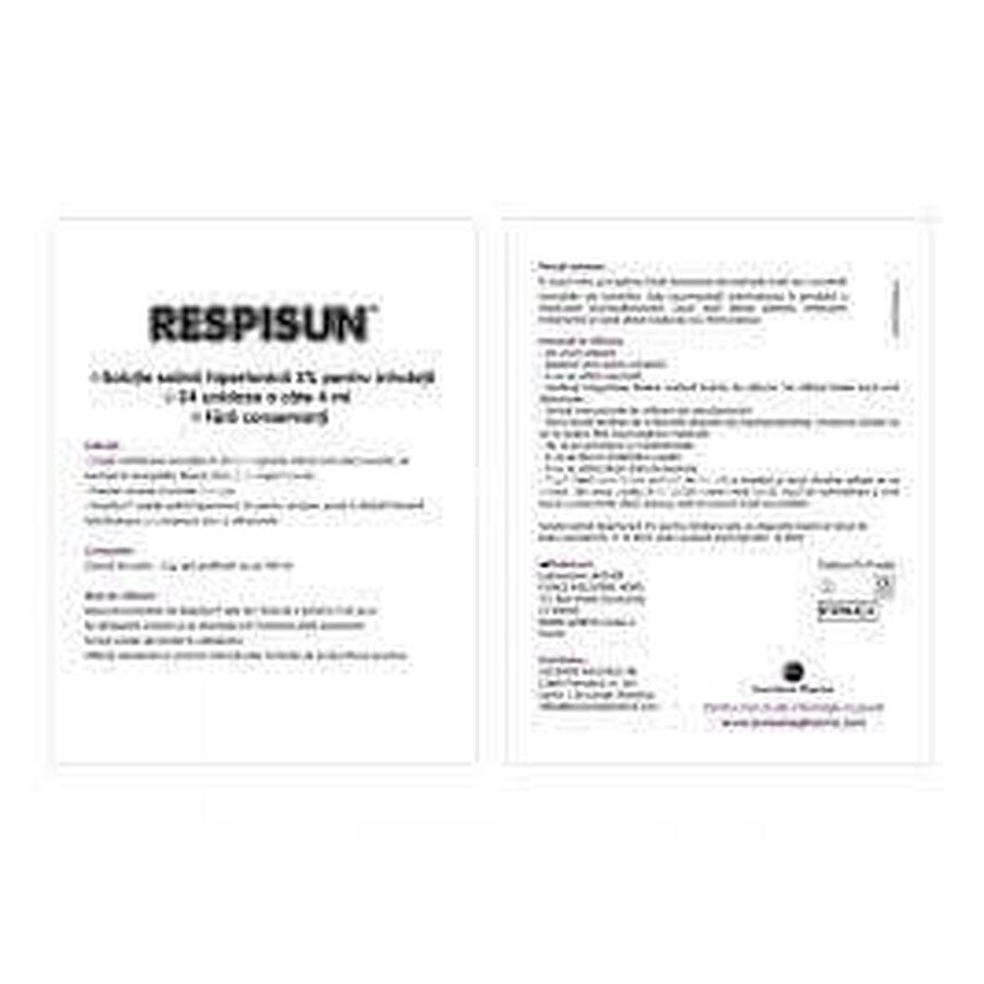 Respisun soluzione salina ipertonica 3%, 24 dosi, Sun Wave Pharma