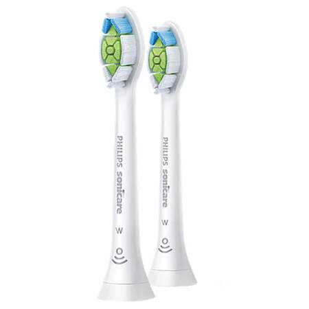 Navulling elektrische tandenborstel W2 Optimal White, 2 stuks, HX6062/10, Philips Sonicare