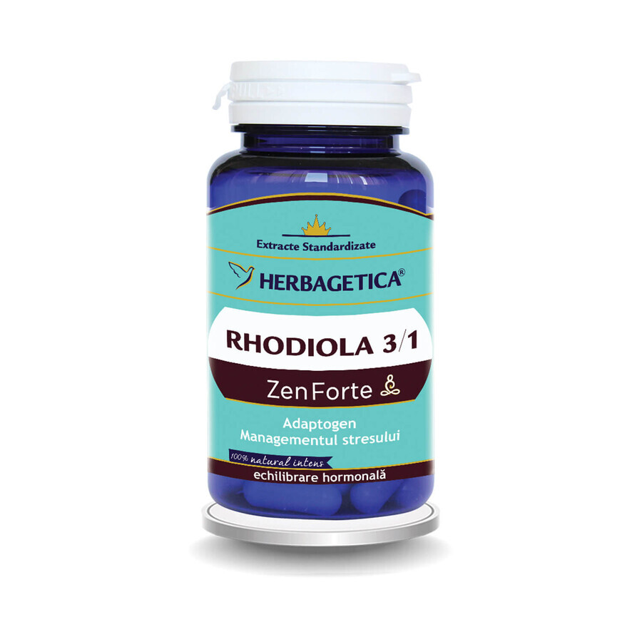 Rhodiola, 30 capsules, Herbagetica