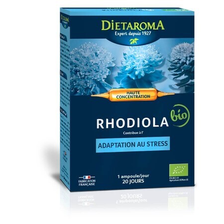 Rhodiola, 20 flesjes x 10ml, Laboratoires Dietaroma