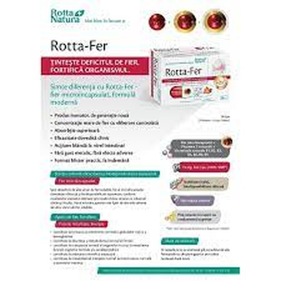 Rotta-Iron, 30 gélules, Rotta Natura