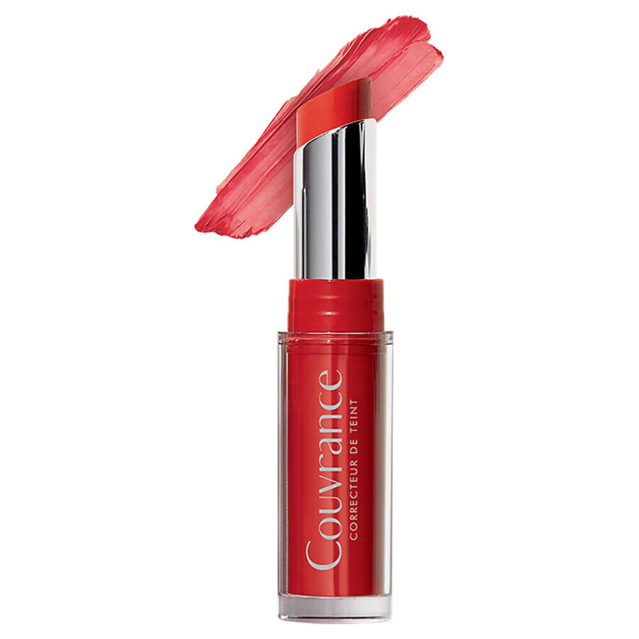 Barra de labios Couvrance, Rojo Brillante, 3 g, Avene