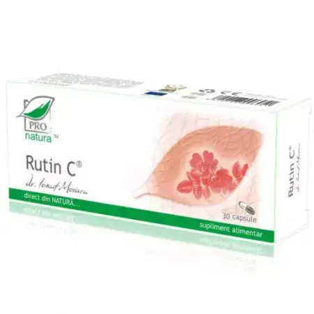 Rutina C, 30 capsule, Pro Natura