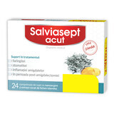 Salviasept Acute sans sucre, 24 comprimés, Natur Produkt