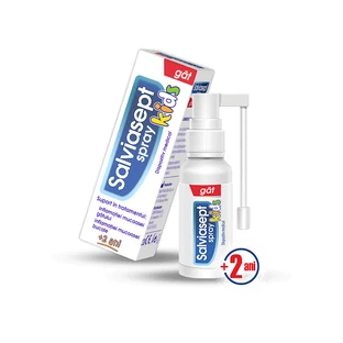 Salviasept Kids spray pentru gat, 20 ml, Zdrovit