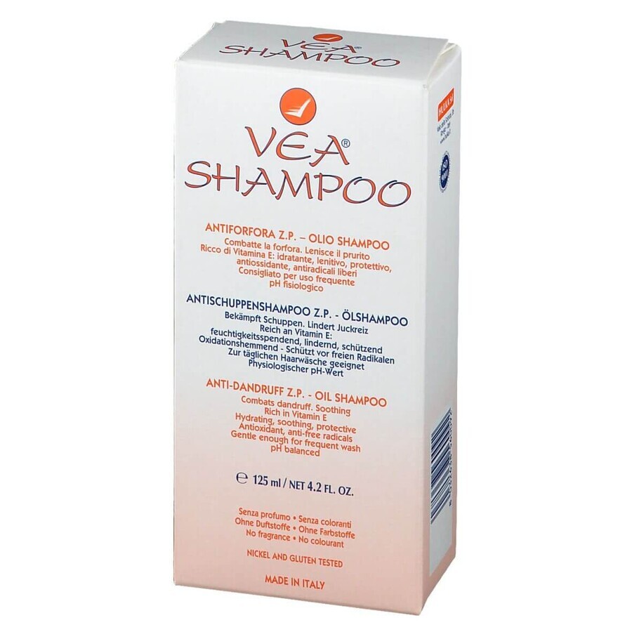 VEA Shampooing anti-paludisme au zinc et à la vitamine E, 125 ml, Hulka