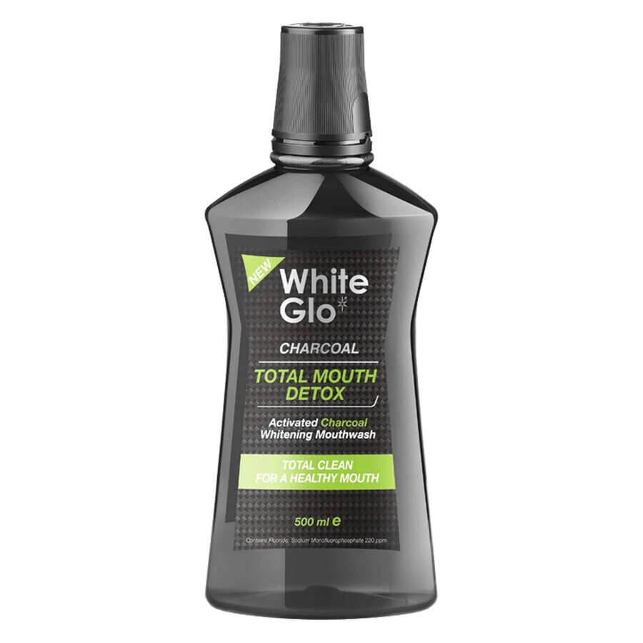 Apă de gură White Glo Total Mouth Detox, 500 ml, Barros Laboratoires