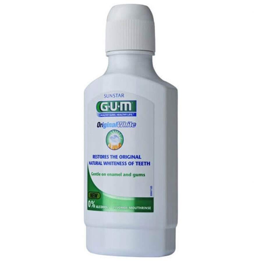 Bain de bouche, Original White, 300 ml, Sunstar Gum