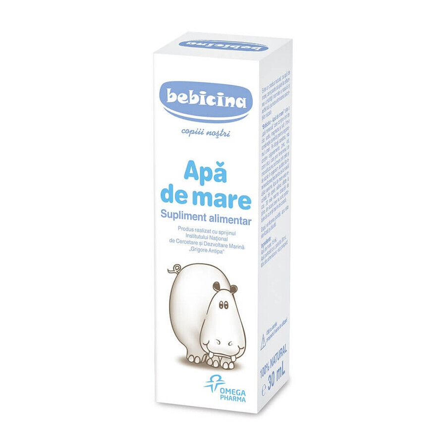 Zeewater voor neushygiëne, Bebicina, 30 ml, Omega Pharma