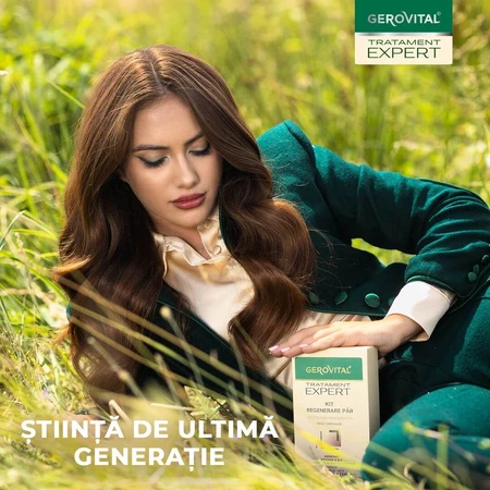 Gerovital Tratament Expert Regenererende Keratine Shampoo, 400 ml, Farmec