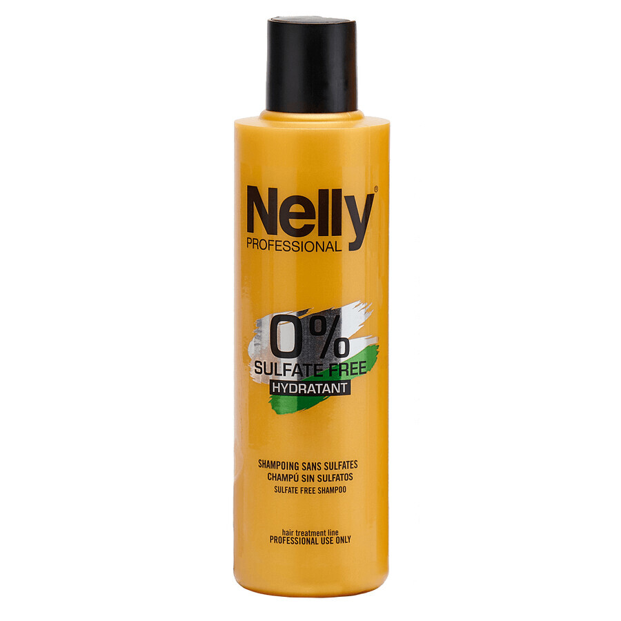 Sulfaatvrije vochtinbrengende shampoo, 300 ml, Nelly Professional