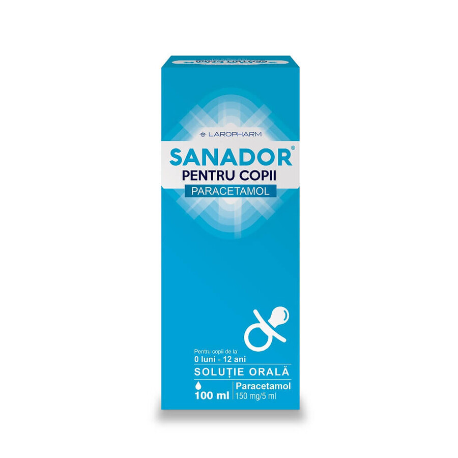 Sanador sirop pour enfants, 100 ml, Laropharm