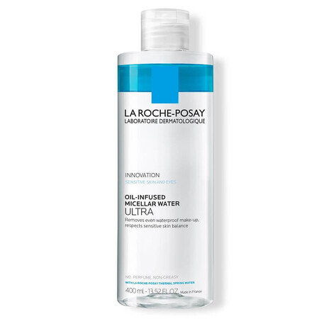 La Roche-Posay Ultra Biphasic micellair water voor gevoelige huid en ogen, 400 ml