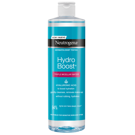 Agua micelar Hydro Boost Triple Acción, 400 ml, Neutrogena