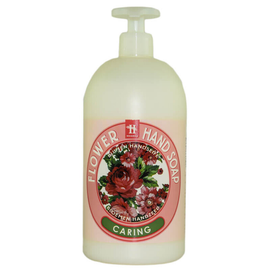 Savon liquide aux arômes floraux et aux protéines de lait, 1000 ml, Hegron Cosmetics