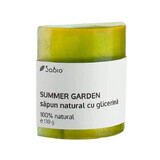 Natural soap with glycerine summer garden, 130 g, Sabio