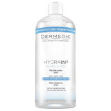 Agua micelar hialurónica Dermedic Hydrain3 H2O, 500 ml