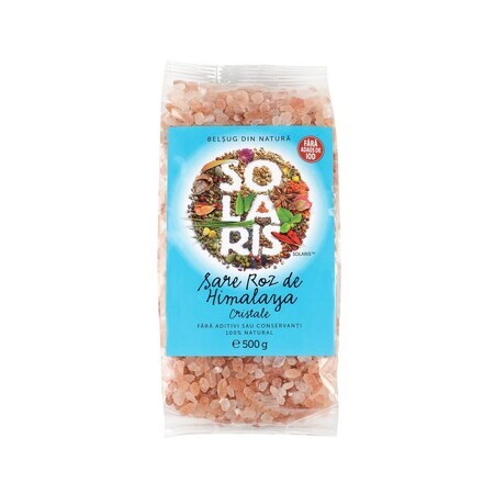 Sare roz de Himalaya cristale, 500 g, Solaris