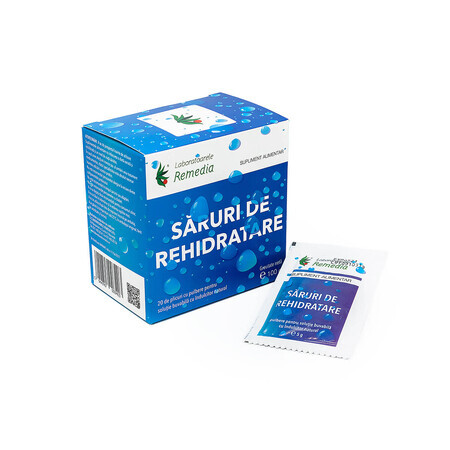 Sels de réhydratation, 20 sachets, Remedia