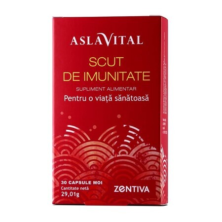 Scut de imunitate, pentru o viata sanatoasa Aslavital, 30 capsule moi, Zentiva