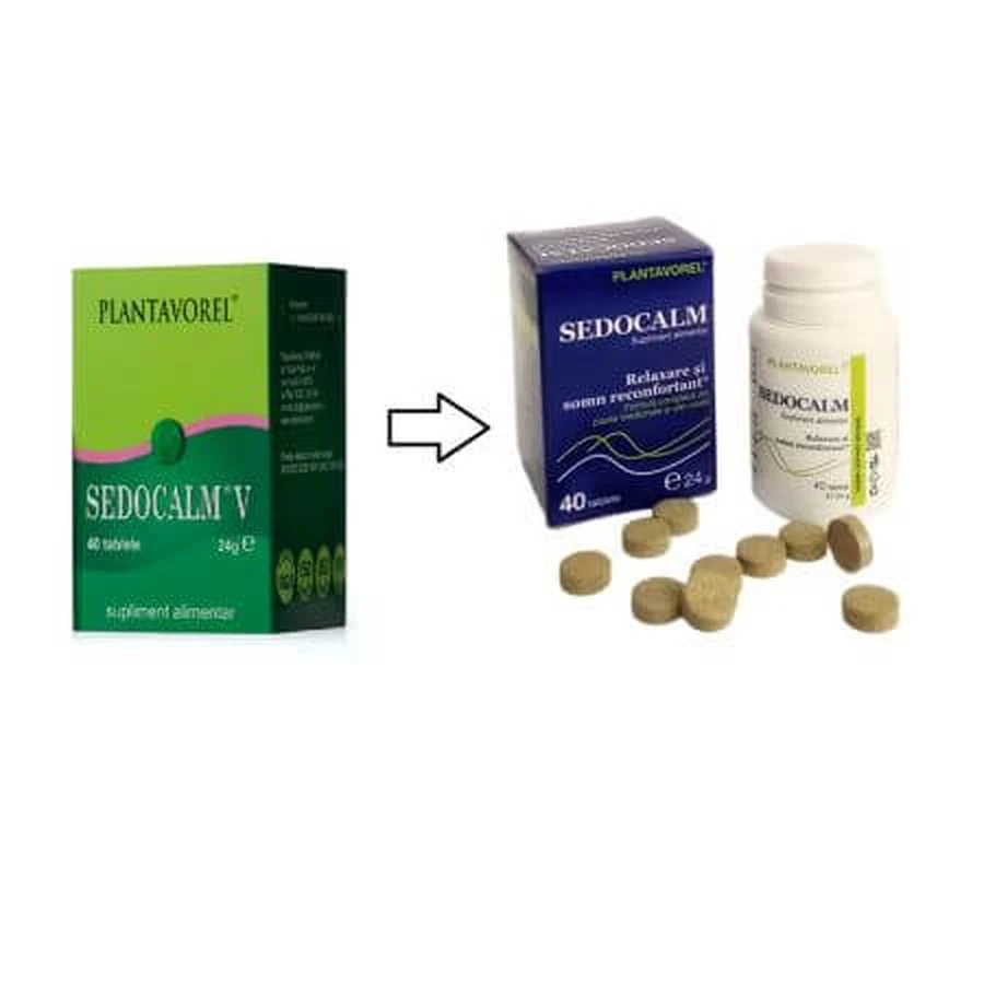 Sedocalm V, 40 tablets, Plantavorel