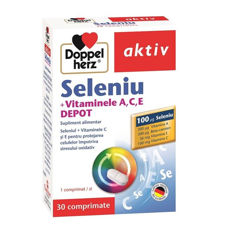 Seleniu + Vitaminele A, C, E Depot, 30 capsule, Doppelherz