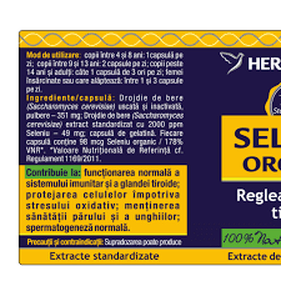 Selenium Bio, 60 capsules, Herbagetica