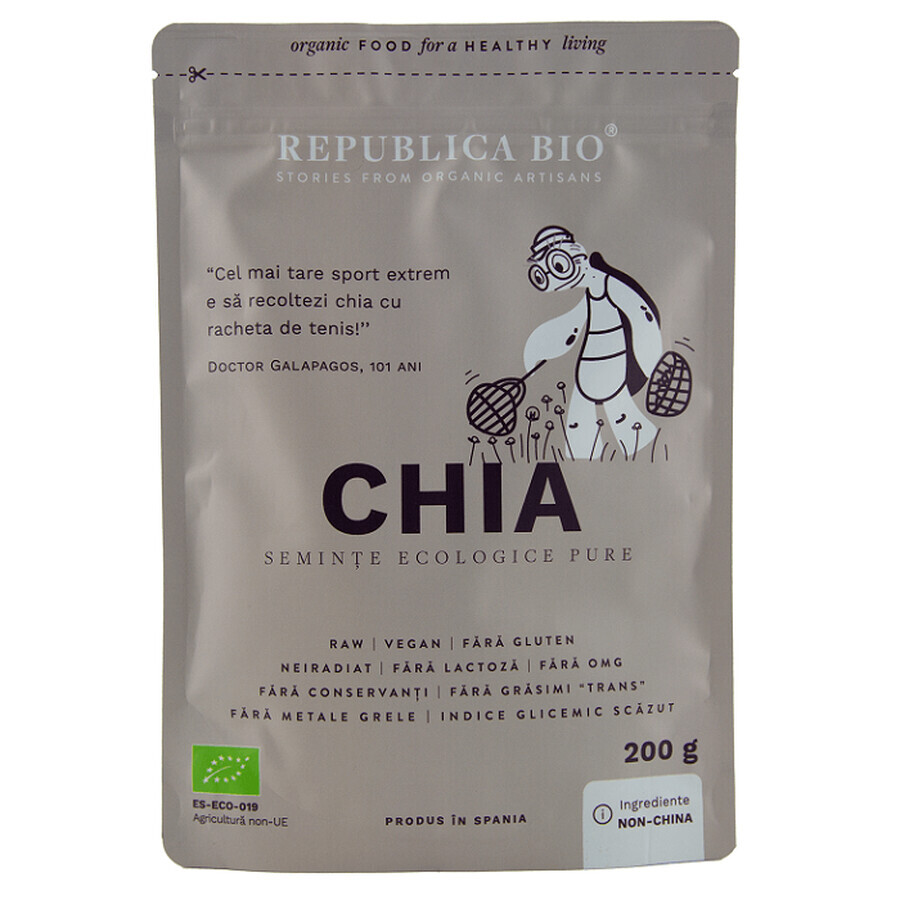 Semi di chia biologici, 200 g, Republica Bio