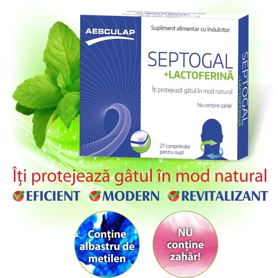 Septogal+lactofein, 27 compresse, Aesculap