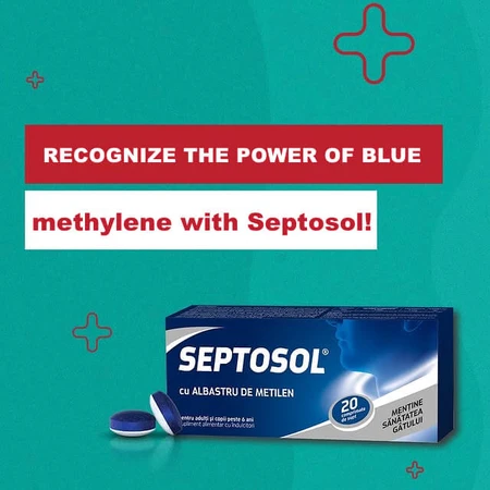 Septosol with methylene blue, 20 tablets, Biofarm