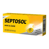 Septosol mit Honig und Zitrone Herbaflu, 20 Tabletten, Biofarm