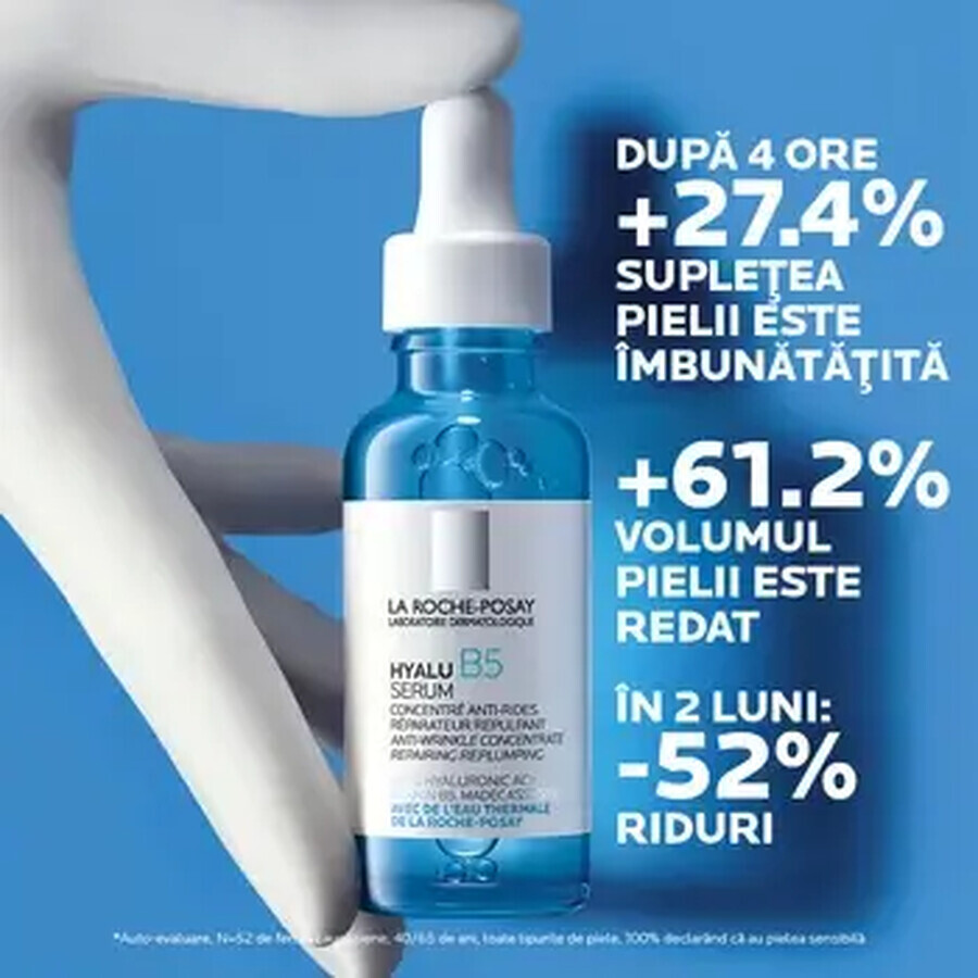 La Roche-Posay Hyalu B5 - Siero Anti-Rughe Rimpolpante con Acido Ialuronico,30ml