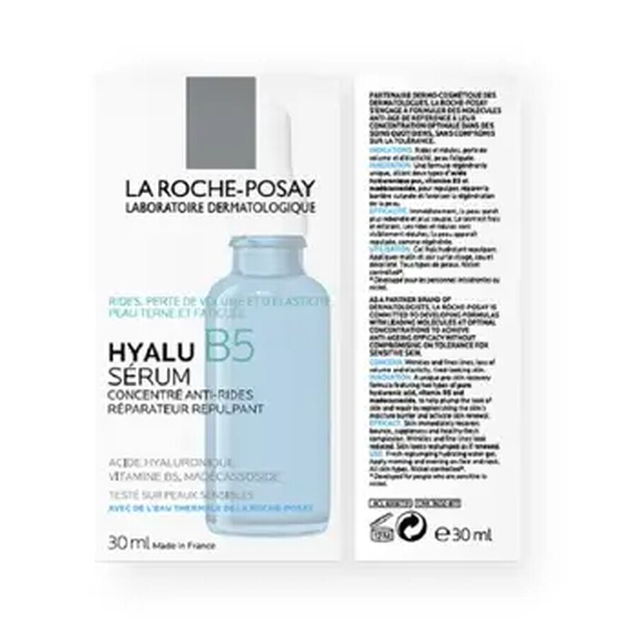 Ser concentrat antirid Hyalu B5, 30 ml, La Roche-Posay