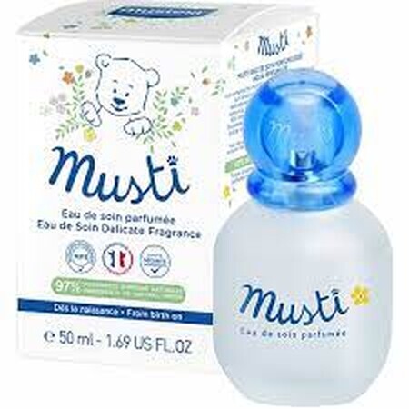 Musti geparfumeerd verzorgingswater, 50 ml, Mustela