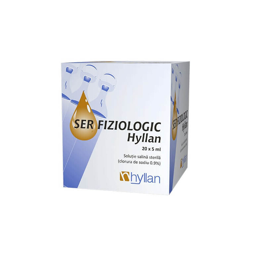 Fysiologisch serum, 20x5 ml, Hyllan