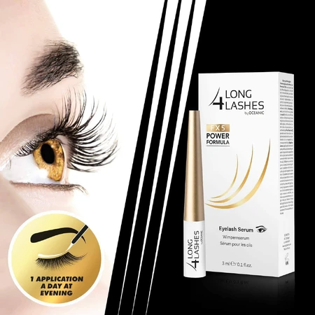 Suero potenciador de pestañas Long 4 Lashes, 3 ml, Oceanic