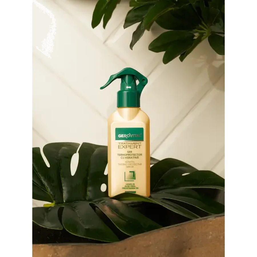 Gerovital Expert Treatment Heat Protection Serum, 150 ml, Farmec