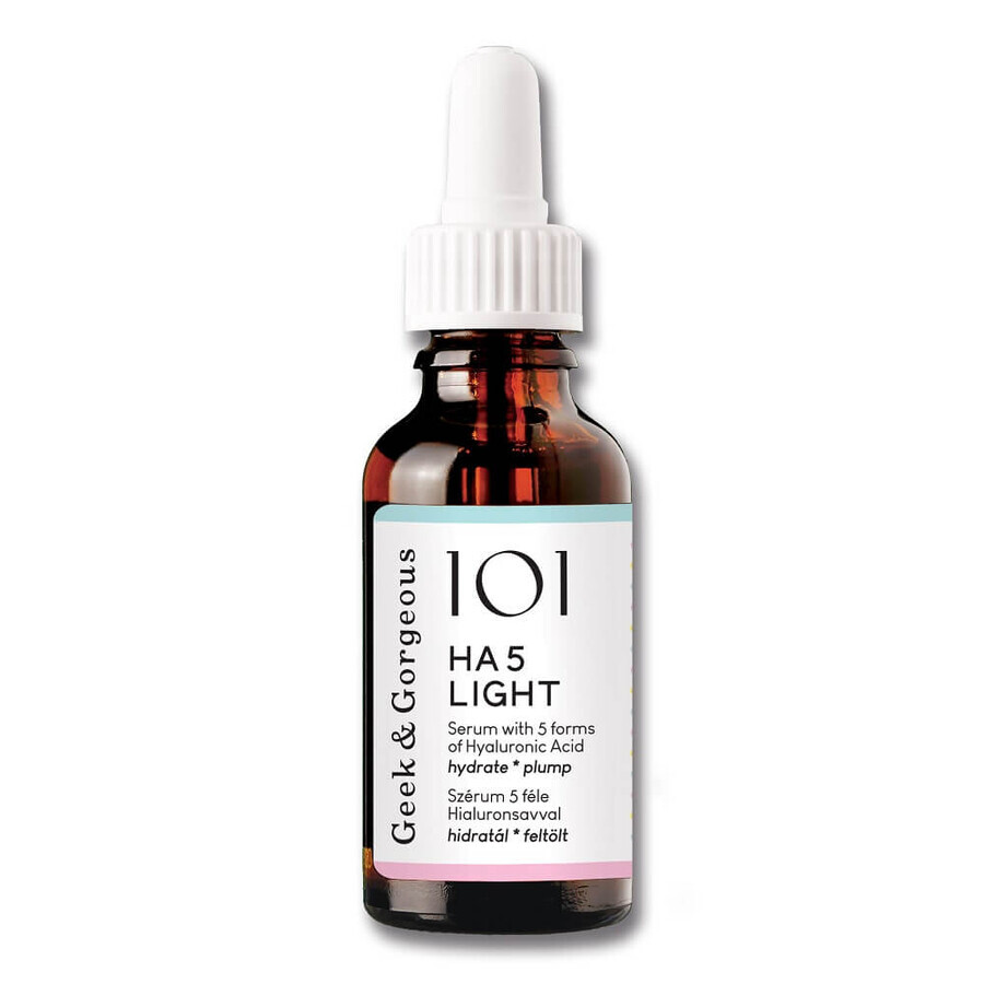 HA 5 Light Serum, 30 ml, Geek&amp;Gorgeous