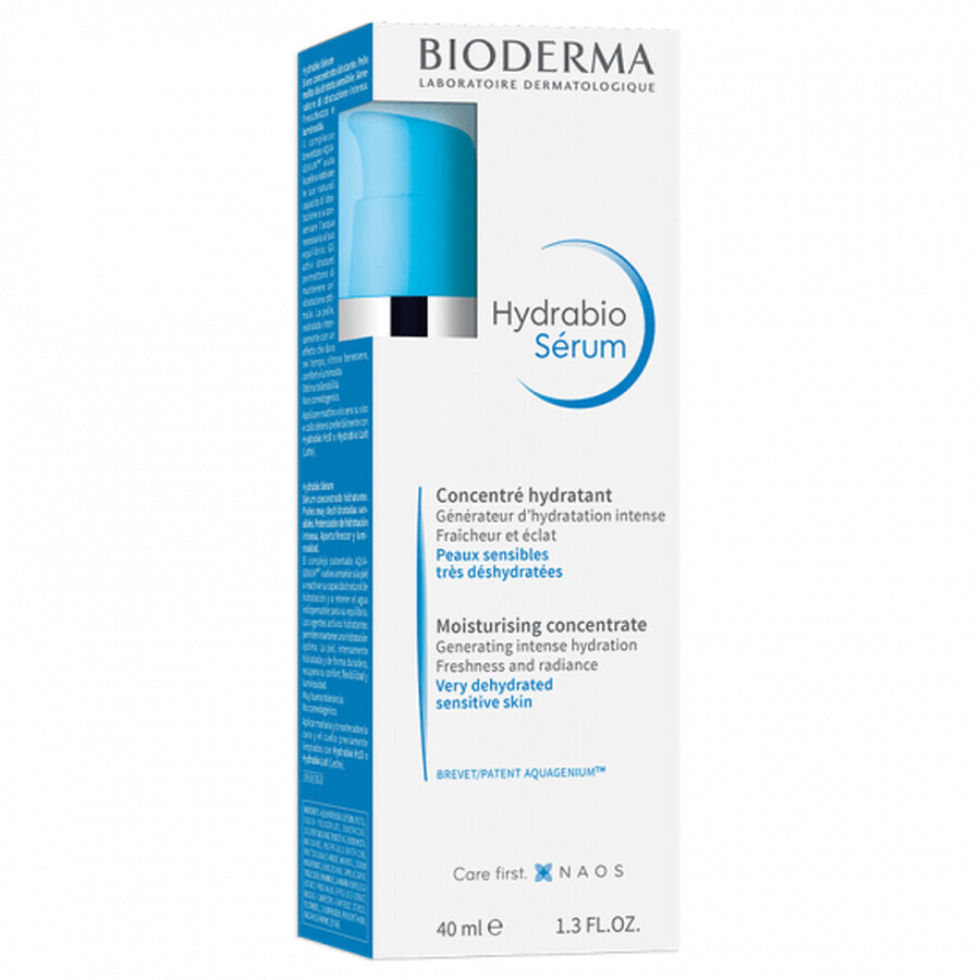 Bioderma Hydrabio Serum pentru piele deshidratata, 40 ml