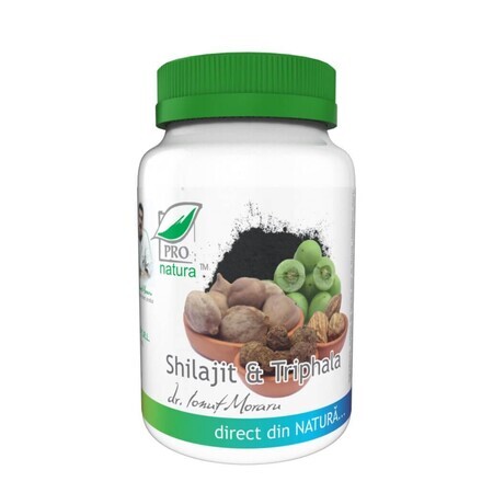 Shilajit &amp; Triphala, 40 capsules, Pro Natura