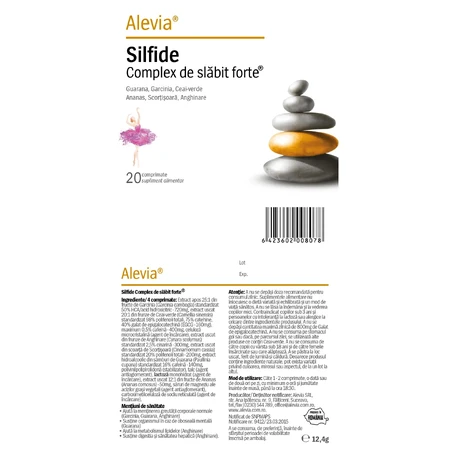 Silfide strong weight loss complex, 20 tablets, Alevia